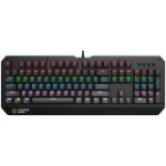 Canyon Hazard GK-6 Wired Multimedia Gaming Keyboard With Lighting Effect 108PCS Rainbow LED Numbers 104KEYS En Double Injection