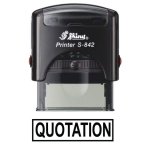 Shiny S-842 Stock Stamp 38X14MM Quotation