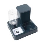 Leefasy 2 In 1 Automatic Pet Waterer Pet Food Bowl Large Capacity Self Dispensing Automatic Cat Drinker Bowl Dispenser For Puppy