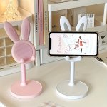 Cartoon Bunny Desktop Stand Universal Telescopic Stand For Tablets With Adjustable Height And Tilt For Lazy Office Workers And T