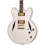 Epiphone Emily Wolfe – White Wolfe – Sheraton Semi-hollow Guitar