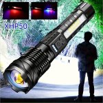1PC Super Bright Rechargeable Flashlight - Multiple Modes Portable Torch - For Outdoor Adventure Emergency - Powerful And Bright
