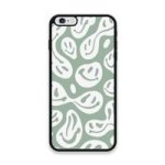 Custom Printed Tpu Cases - Apple Iphone 6 Plus Apple Iphone 6S Plus & 39 Green Smiley& 39 By