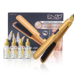 Enzo EN-3982 Professional Gold Hair Straightener: Luxurious Design Ceramic Coating The Ideal Choice For Professional Hairstylist
