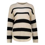 Stripe Curved Hem