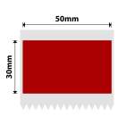 NB714 - - B1 B21 B3S B4 - 50X30MM - 230 Red Labels
