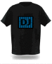 2 X El Panel Tshirts: Sound Activated Light Up Tshirt - In Stock