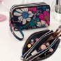 Floral Printed Wristlet Wallet - Large Capacity Clutch Purse For Women Perfect For Travel And Organization - Mother's Day Gifts