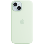 Apple Iphone 15 Silicone Case With Magsafe - Soft Mint Model A3123