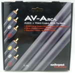 Audioquest Av-a 1M 3-RCA Composite Av Cable