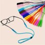 3PCS Silicone Glasses Straps 21.3-INCH Adjustable Anti-slip Eyewear Retainers Sports Sunglasses & Reading Glasses Holder Cord For Men & Women Multiple Colors Available