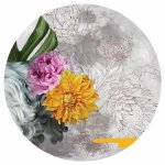 Design Lady In Blue Round Coaster