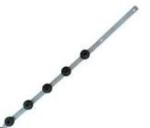 F pole – 6LINE Flat Bar Galv Bb