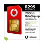Vodacom Data Top-up Sim Only 200GB