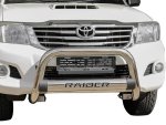 Toyota Hilux 2011 – 2015 Nudge Bar With Oval Cross Member Stainless Steel Asb