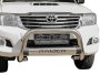Toyota Hilux 2011 – 2015 Nudge Bar With Oval Cross Member Stainless Steel Asb