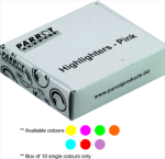 Parrot Marker Highlighter Box 10 Blue