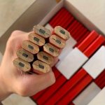 10PCS PACK Woodworking Pencils Flat Black Octagonal Carpenter Pencils Woodwork Marking Pencils Pen Refill