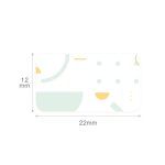NB122 - - D11 D101 D110 H1S - 12X22MM - 260 Polka Dots Labels