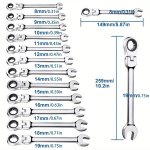 1PC Dual-use Ratchet Wrench Tool Set - Flexible & Precise Head Combination With Ratchet And Open Spanner Functions - Ideal For H
