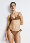 Tie Tanga Bikini Bottoms - Brown