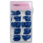 Falke False Nail Full Set 100 Pack - Royal Blue