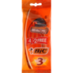 BIC 3 Sensitive Men's Disposable Razors Pouch 4 + 2 Free