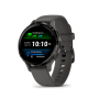 Venu 3S: Slate Stainless Steel Bezel With Pebble Grey Case And Silicone Band