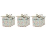 - Gift Box Flat-pack Large Gift Box - Pack Of 3 Ribbons