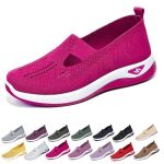 Orthopedic Shoes For Women Wide Width Breathable Walking Comfortable Slip On Non Slip Food Service Lightweight Arch Support Snea