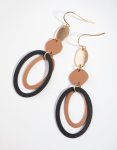 Goldair Gold Multi Coat Drop Earrings