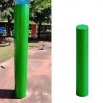 Yilufaykp Basement Round Pole Pad 4FT 5FT 6FT Tall Full Wrap-around Basketball Post Protector Pole Wrap For Playground gymnasium