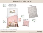 Kids Duvet Set Woodlands Girl Got Lost Pink
