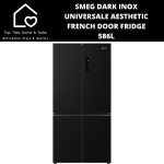 Defy Smeg Dark Inox Univer Aesthetic French Door Fridge - 586L