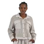 Crochet Jacket - Stone S m