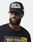 Badge Trucker Cap - One Size Fits All Black