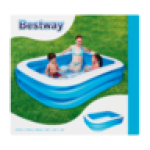 Bestway Blue Rectangular Family Pool 211 X 142 X 46CM