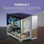 Icue Link 2500X Rgb Micro Atx Dual Chamber PC Case White