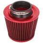 Universal Car Air Filter Red