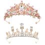 Girls Tiara Princess Crown Headband Rhinestone Hairpiece Halloween Headband