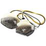 2 X 15 LED Blinker Motorcycle Indicator Lamp Yellow Compatible With Honda