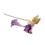 Trumpet On Stem Pink purple 13X34X126CM