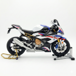 Model Bike White Red & Blue