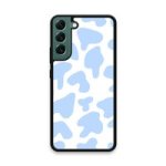 Custom Printed Tpu Cases - Samsung Galaxy S22 Plus 5G & 39 Blue Cow Print& 39 By