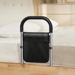 Eplinnest Bed Rails For Elderly Adults Safety Adjustable Stainless Steel Bedside Rails With Storage Bag And Fixing Straps Simple