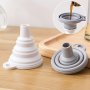 1pc Collapsible Funnel Foldable Silicone Funnel For Kitchen Use Filling Bottles And Cooking Kitchen Gadgets Kitchen Stuff Kitchen Accessories Home Kitchen Items