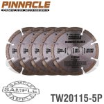 Diamond Blade Seg 115MM 5 Pack