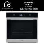 Whirlpool Inox 73L 6 Sense Built-in Oven - 60CM