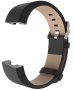 Fitbit Charge 2 Leather Band - Adjustable Replacement Strap - Black