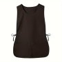 New Arrival Amazon Neutral Pebble Apron Vest With Side Ties Hairdressing Work Apron Made Of 100% Polyester - Woven Fabric Durable And Easy To Clean